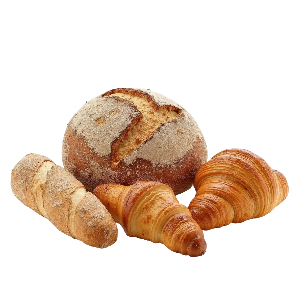 Pains et viennoiseries du jour